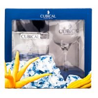 Cubical Premium Gin + verre