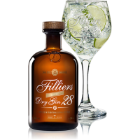 Filliers Dry Gin + 1 verre