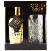 Gold 999.9 Gin + 2 verres