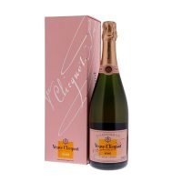 75 cl. Veuve Clicquot rosé + étui